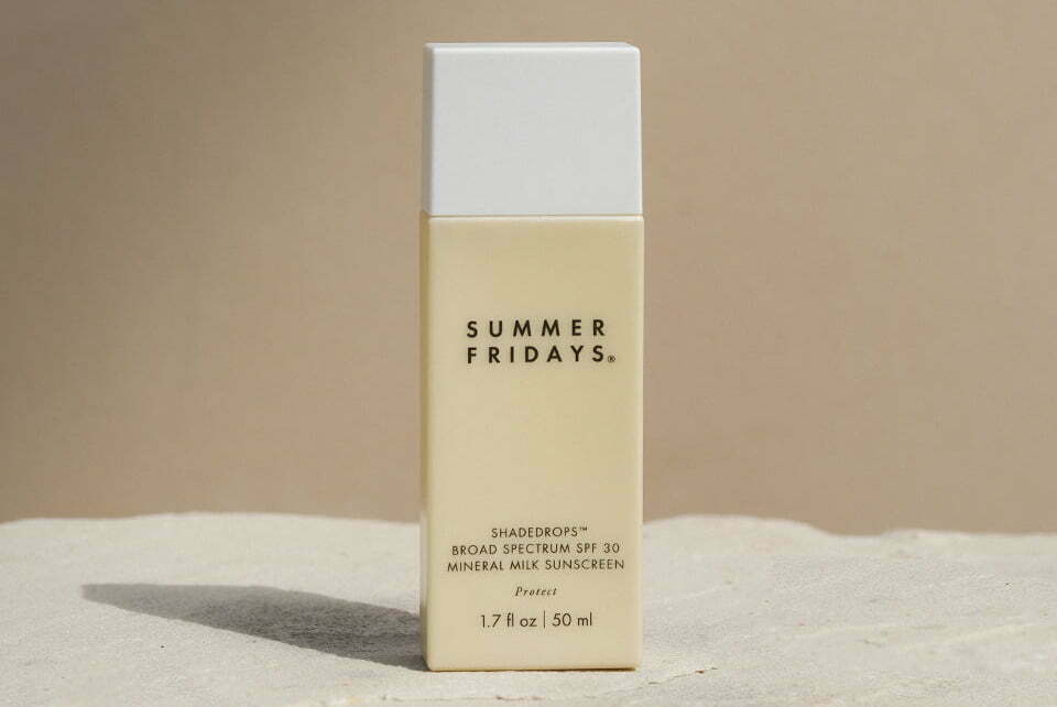 Summer Fridays ShadeDrops Broad Spectrum SPF 30 Mineral Milk Sunscreen