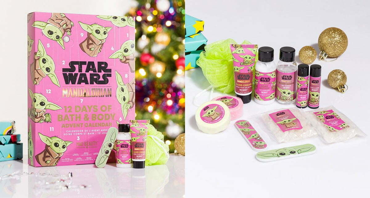 Mad Beauty x Disney The Mandalorian 12 Days of Bath & Body Advent Calendar 2022