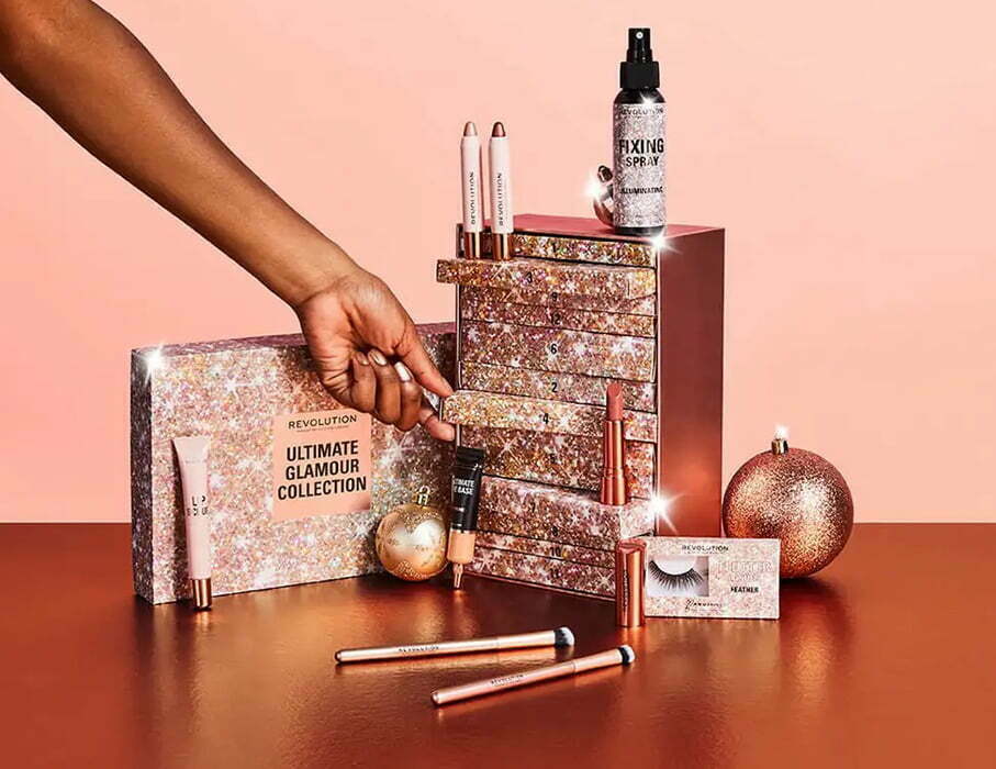 Makeup Revolution Ultimate Glamour 12 Day Advent Calendar 2022