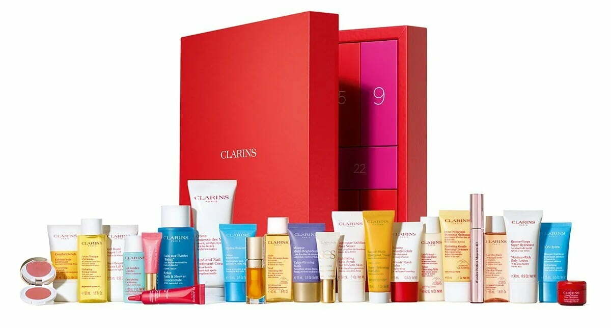 The Clarins 24-day advent calendar 2022 The Clarins 24-day advent calendar 2022
