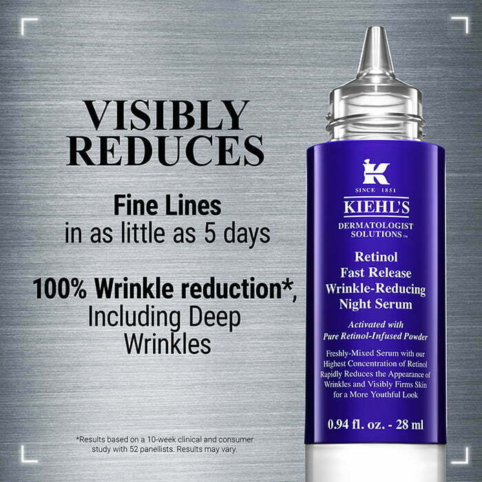 Kiehl's Retinol Fast Release Wrinkle-reducing Night Serum