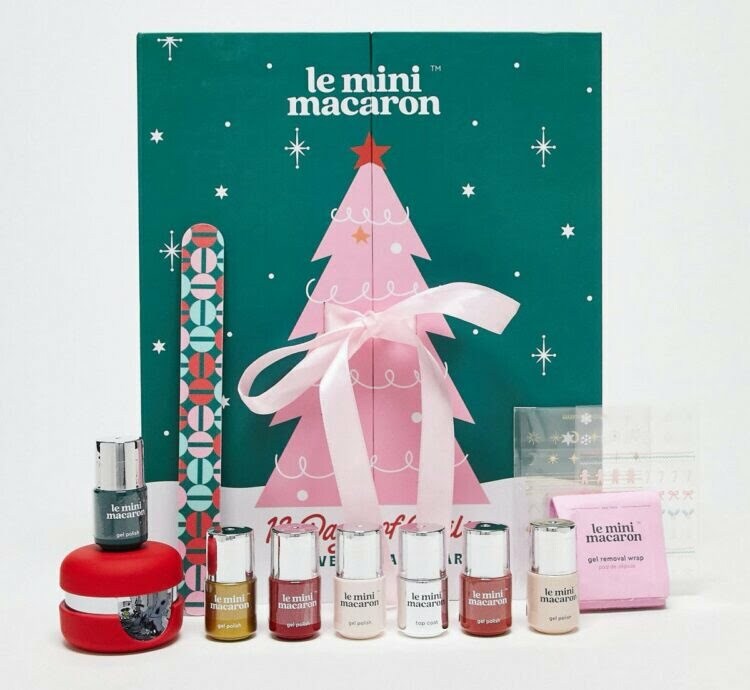 Le Mini Macaron 12 Days of Gel Polish Advent Calendar 2022