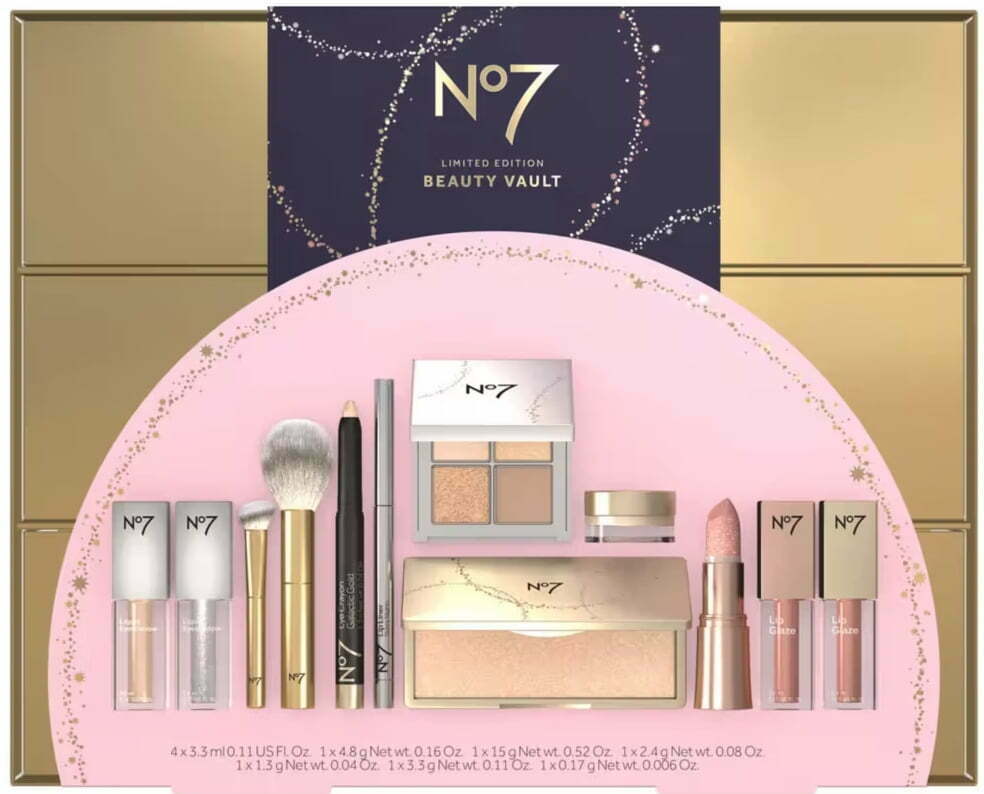 Boots x No7 Christmas Beauty Vault 2022