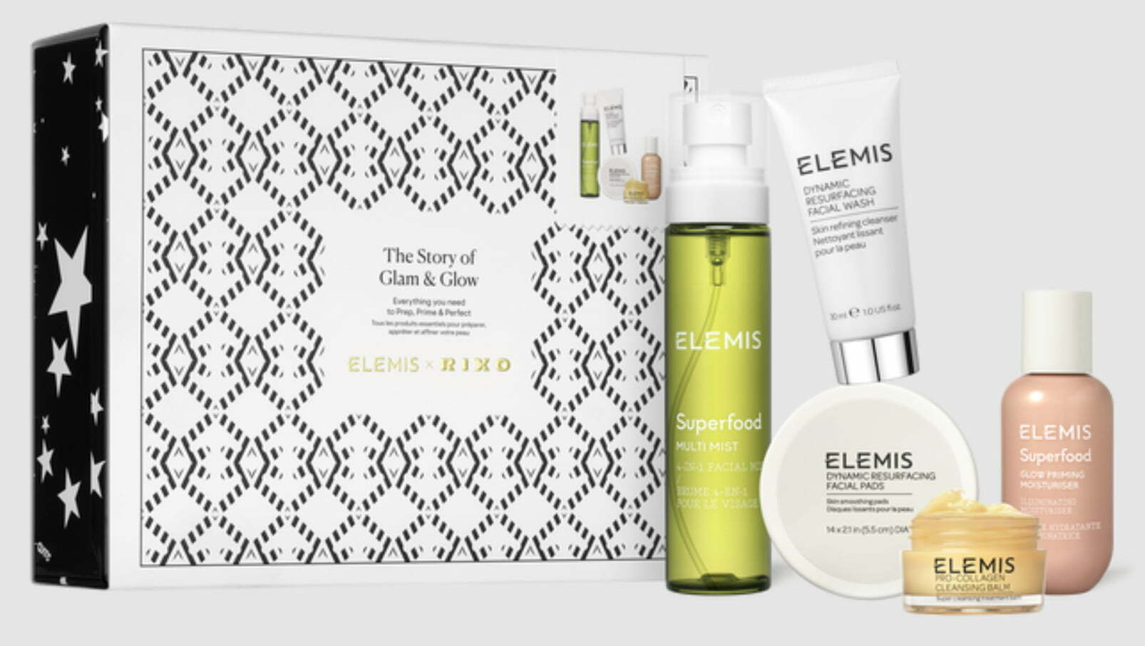 ELEMIS x RIXO The Story of Glam & Glow Gift Set 2022