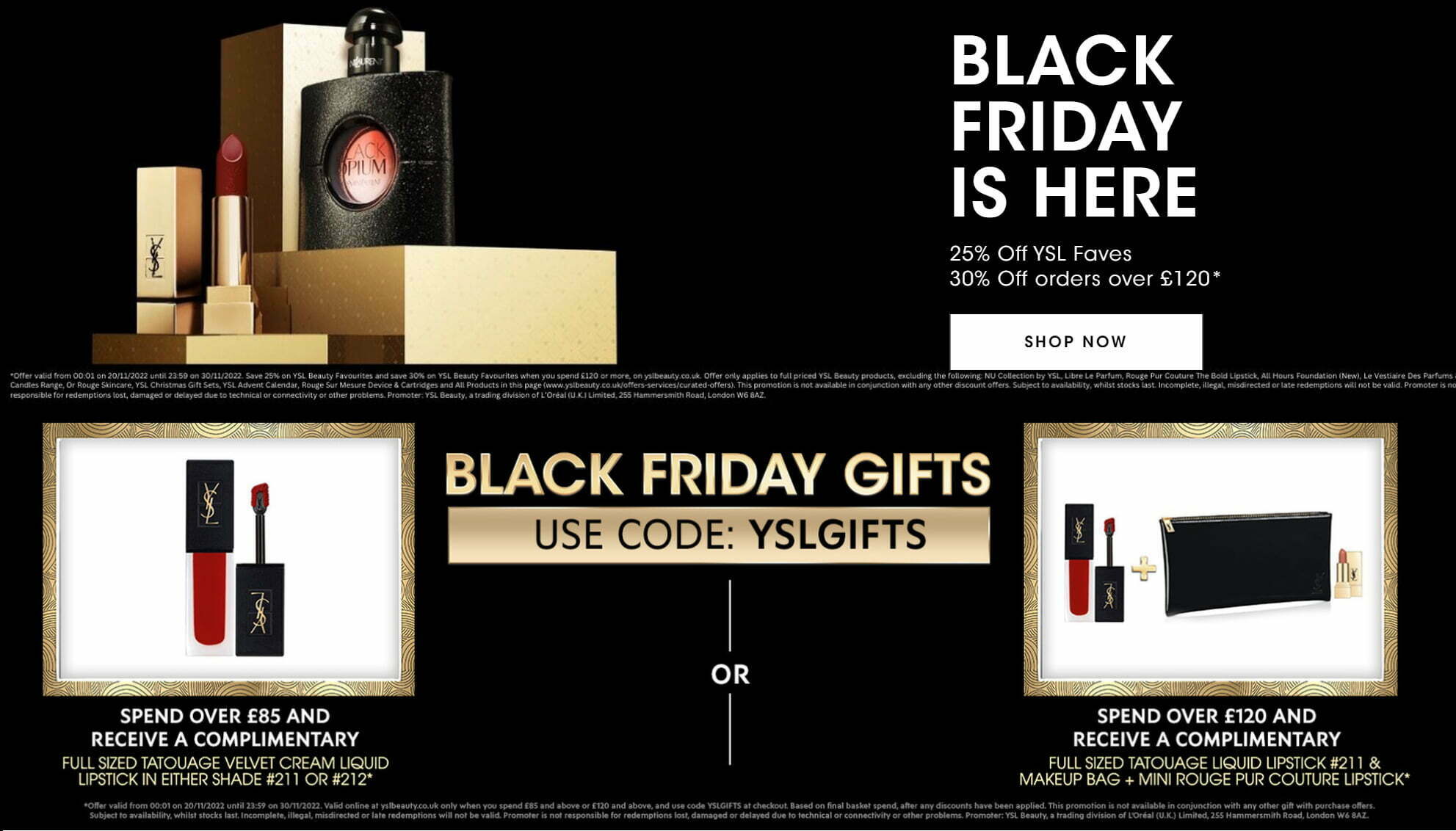 Black Friday at YSL