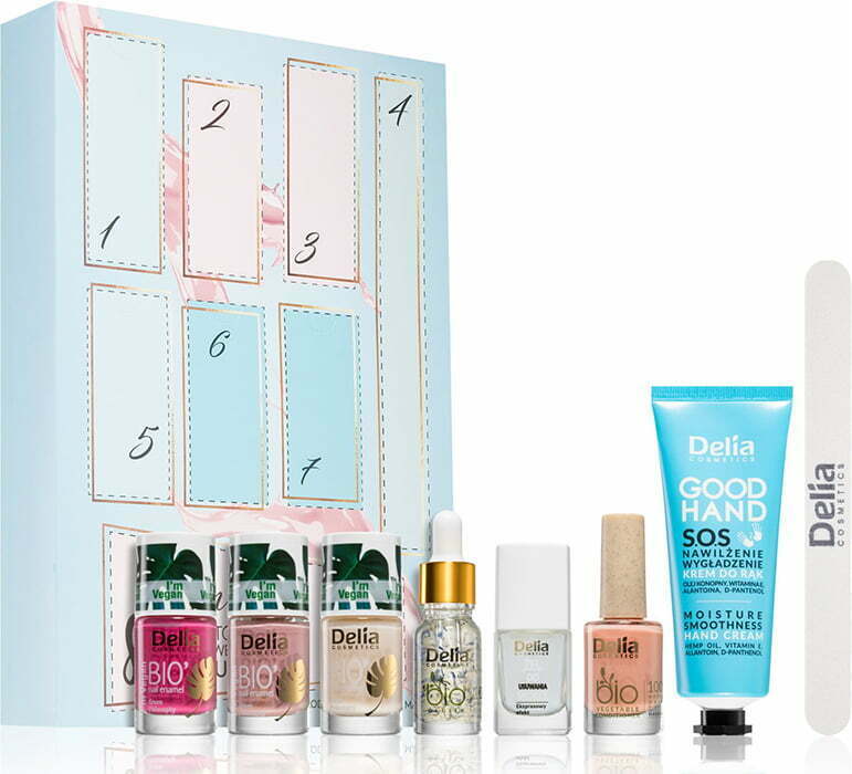 Delia Cosmetics Beauty Nail Set Nude Advent Calendar 2022