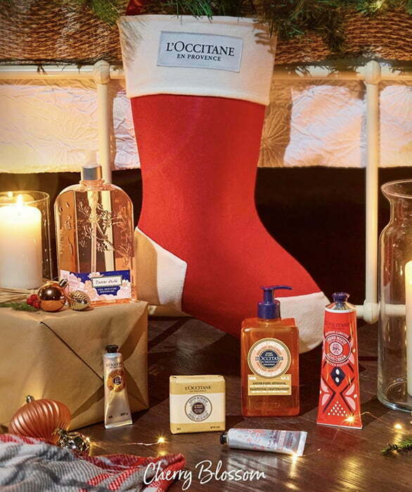 L'Occitane 6 Piece Luxury Festive Gift Collection Cherry & Neroli 2022 