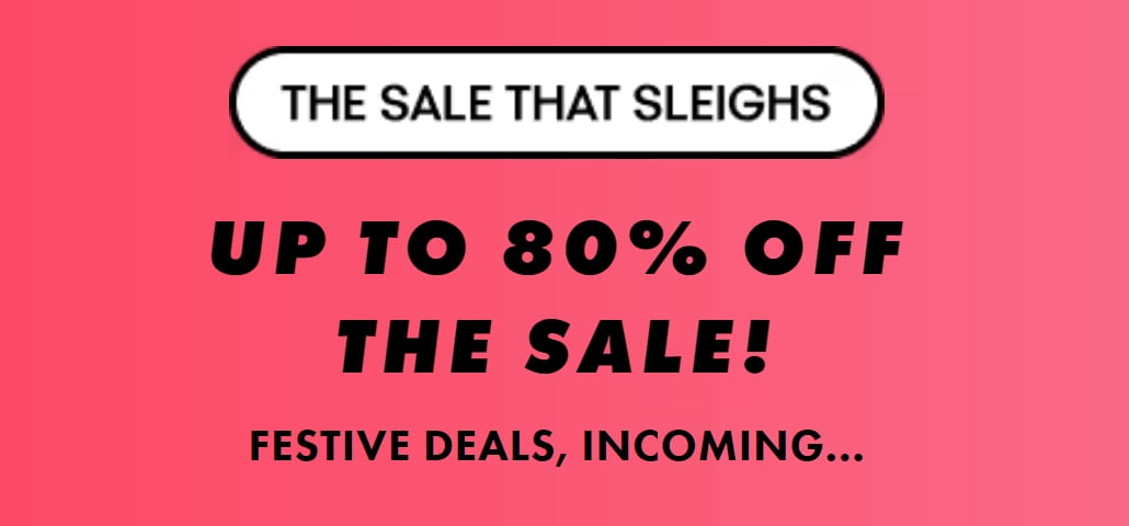 Up to 80% off sale at ASOS