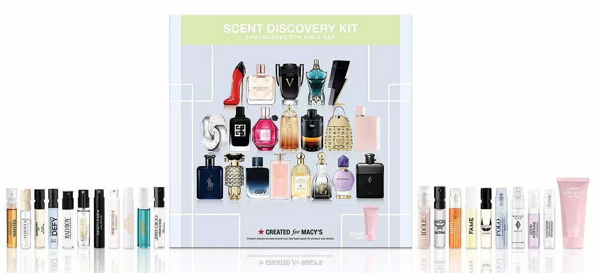 Macy's 21-Pc. Fragrance Sampler Set for Him & Her 2023
