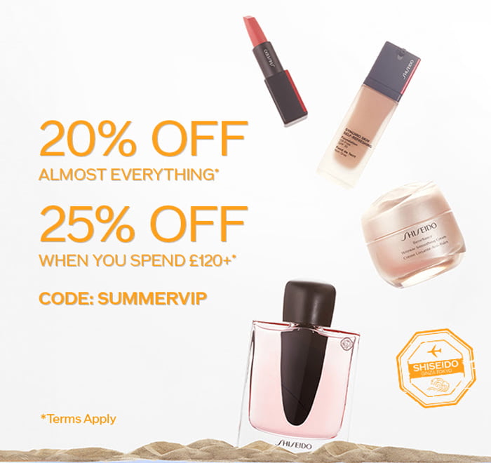 Summer sale at Shiseido