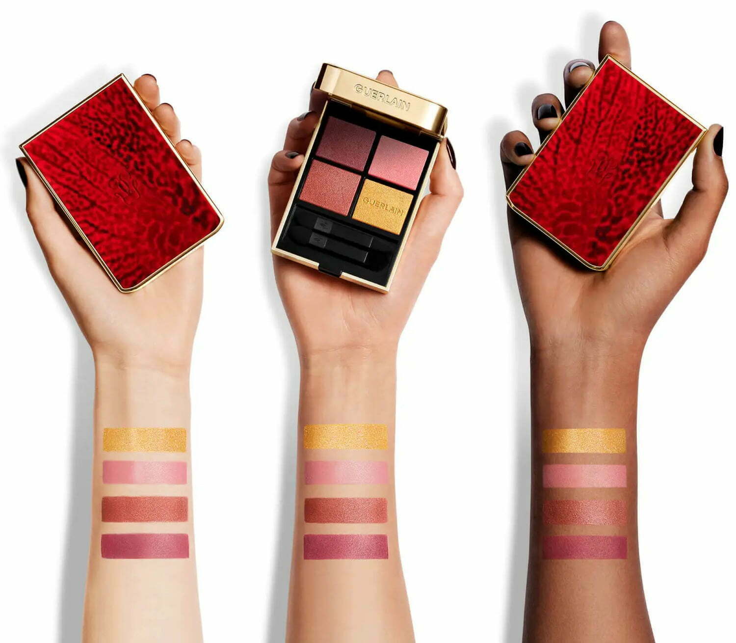 GUERLAIN Ombres G Red Orchid Eyeshadow Quad