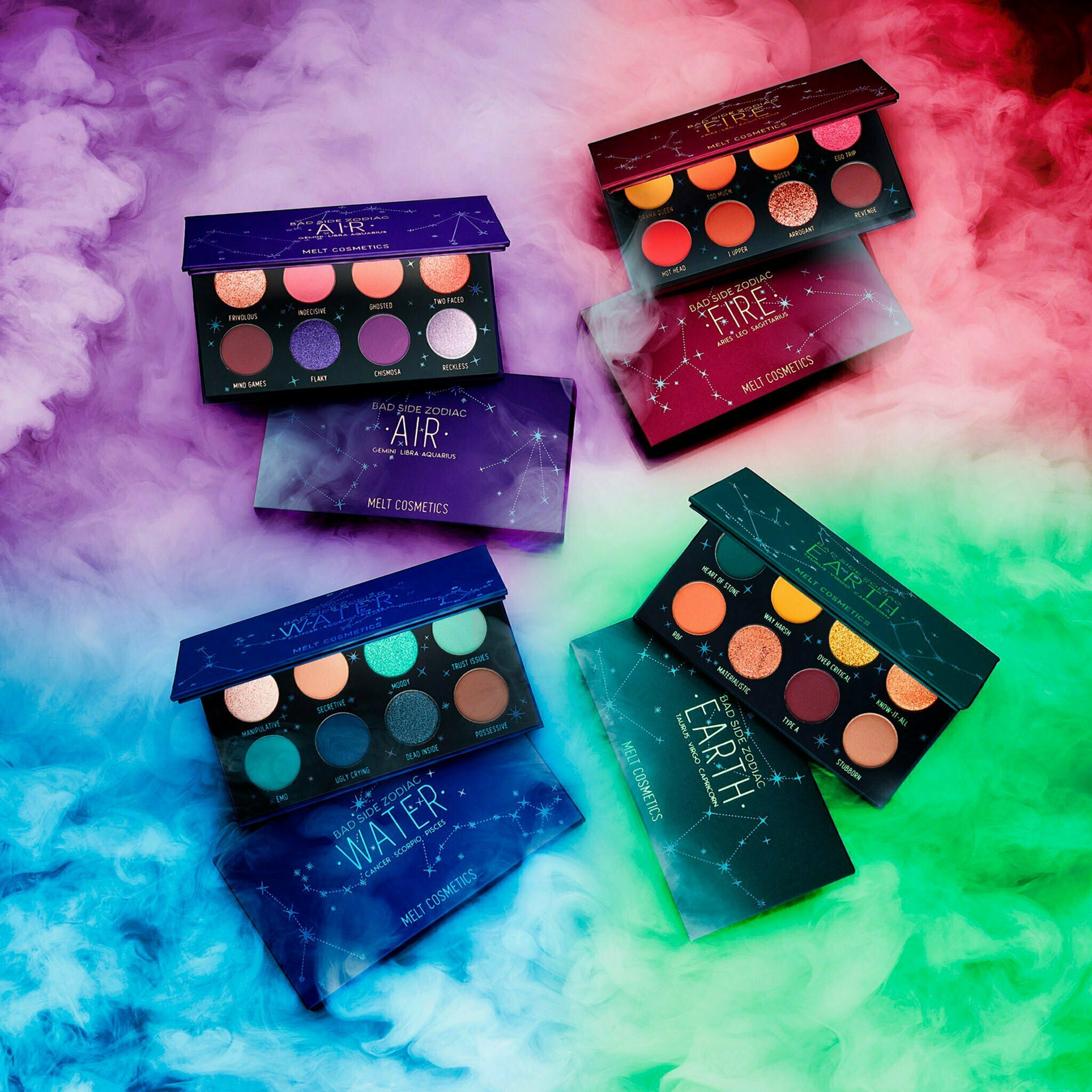 Melt Cosmetics Bad Side Zodiac Mini Eyeshadow Palettes
