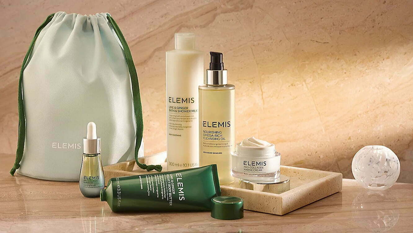 QVC x Elemis Pro-Collagen Skincare & Aromatic Body 5 Piece Marine Collection 2023