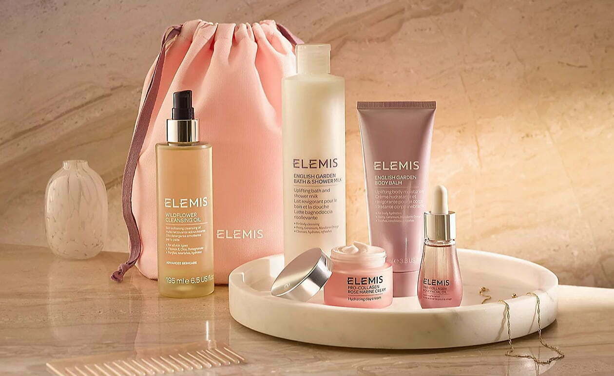 QVC x Elemis Pro-Collagen Skincare & Aromatic Body 5 Piece Rose Collection 2023