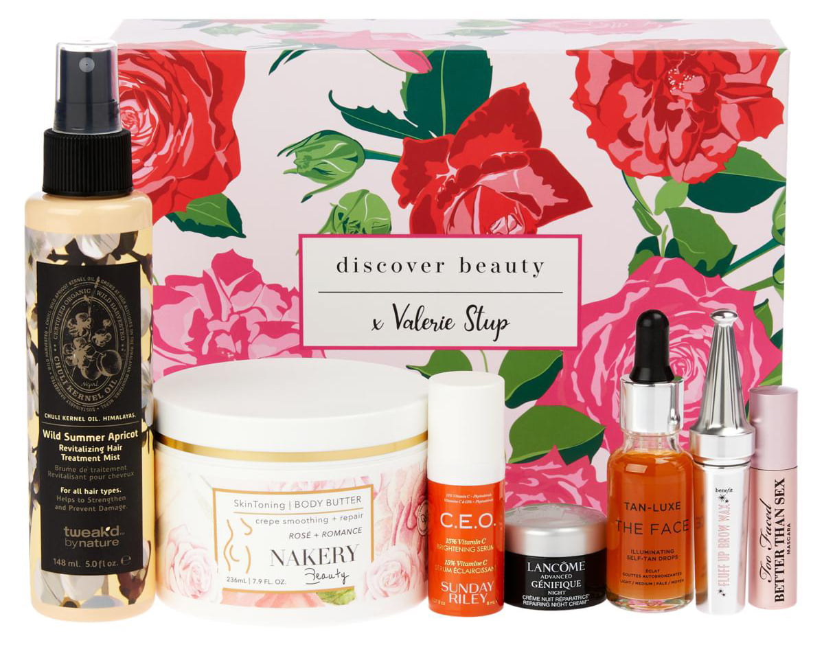 HSN Discover Beauty Valerie Stup Sample Box 2023