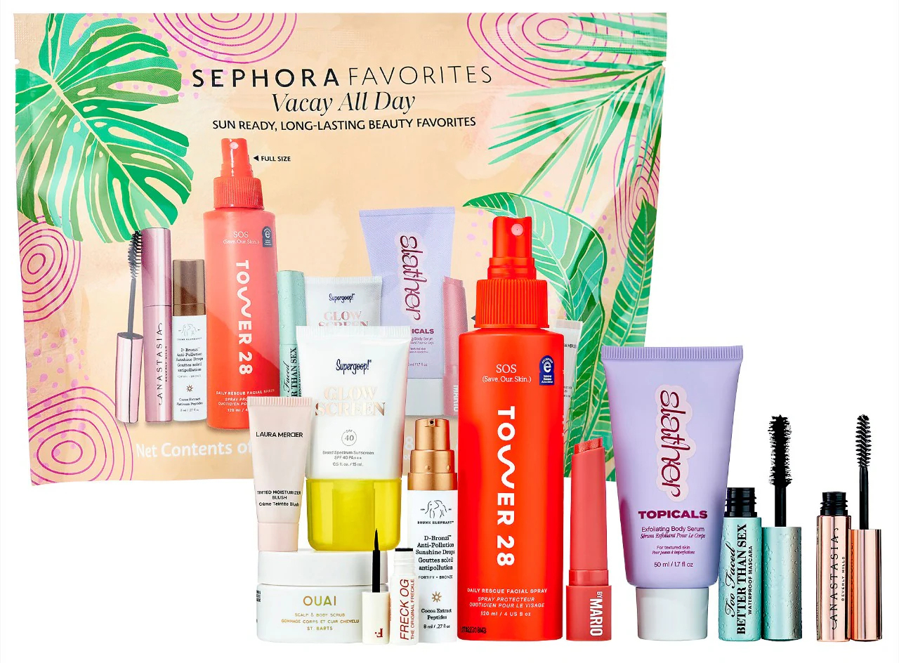 Sephora Vacay All Day Beauty Value Set 2023