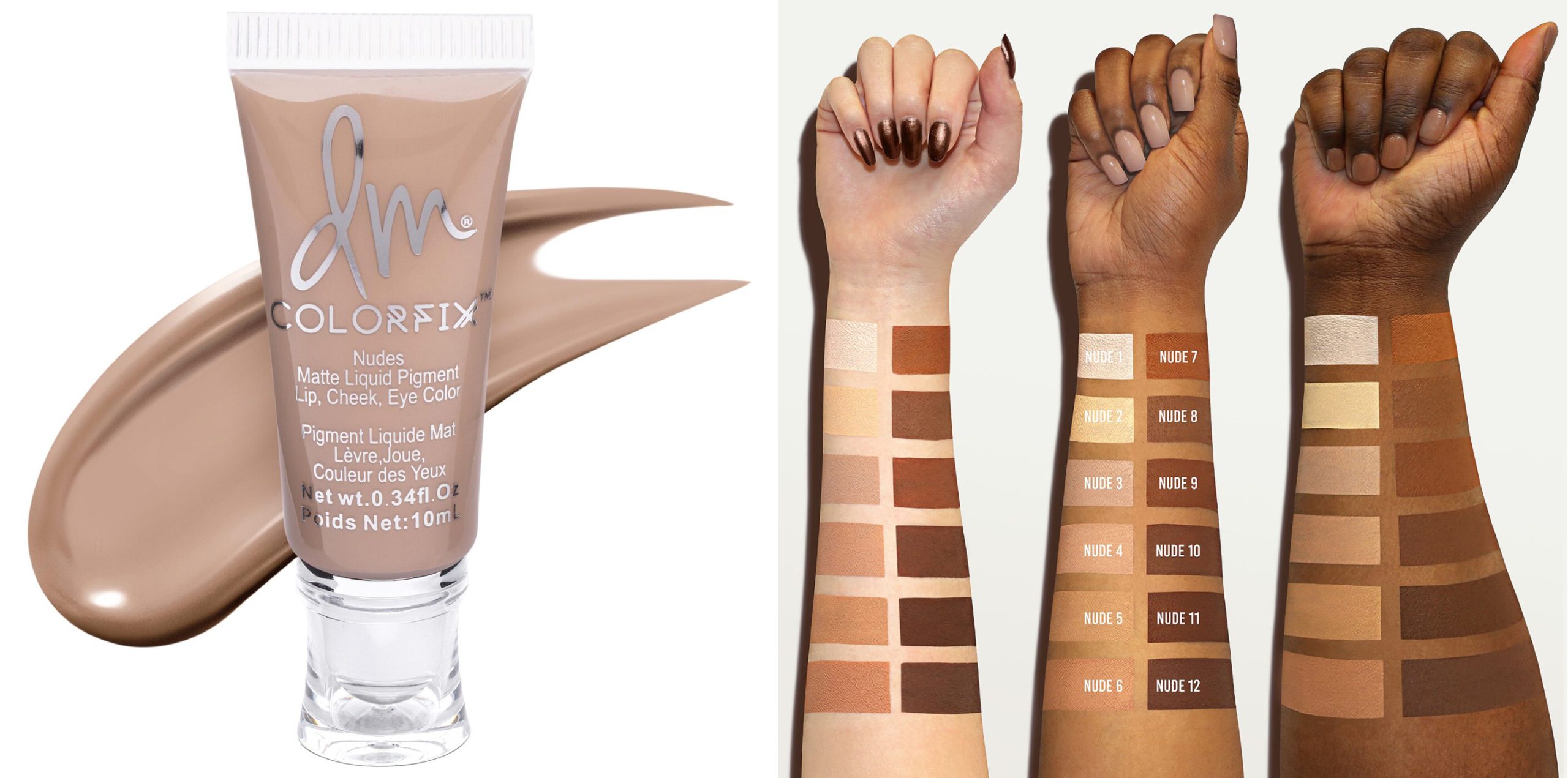 Danessa Myricks Beauty Colorfix Eye, Cheek & Lip Cream Pigment Nudes Collection