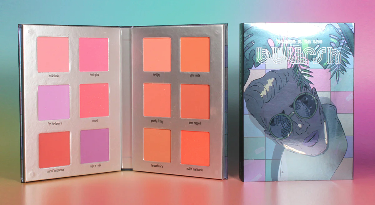 Made By Mitchell Blursh Book Press'd Blusher Palette