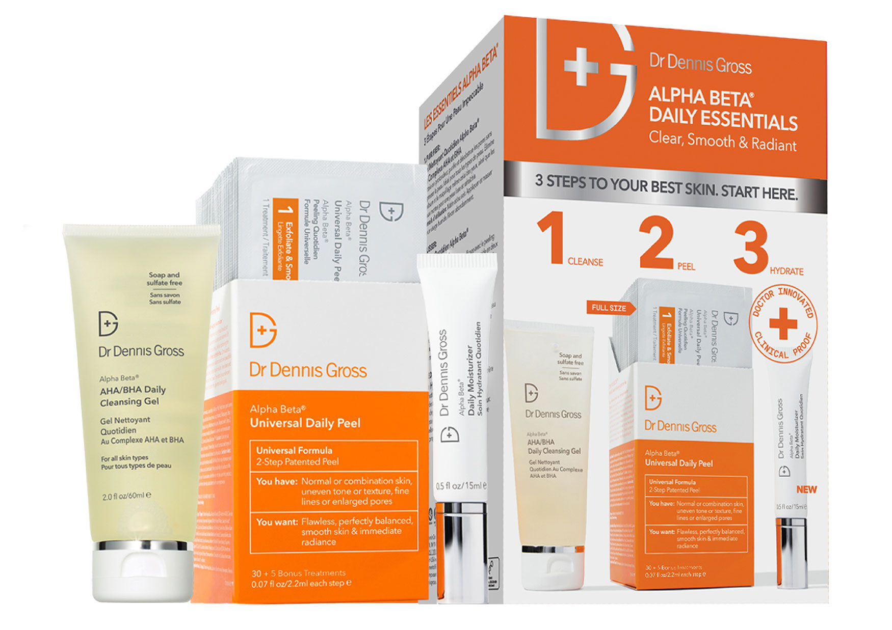 Dr. Dennis Gross Alpha Beta Daily Essentials Universal Skinset