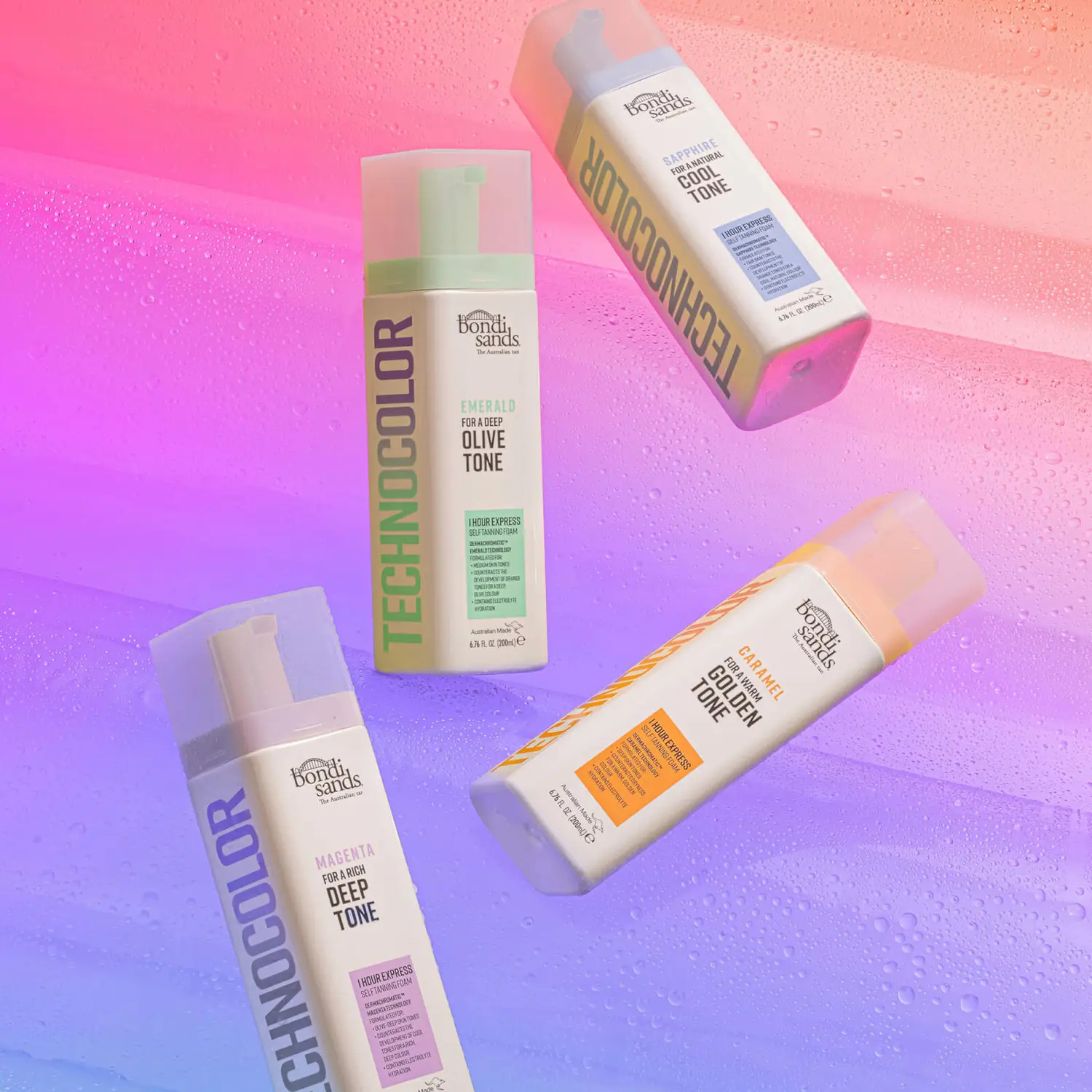 Bondi Sands Technocolor 1 Hour Express Self Tanning Foams