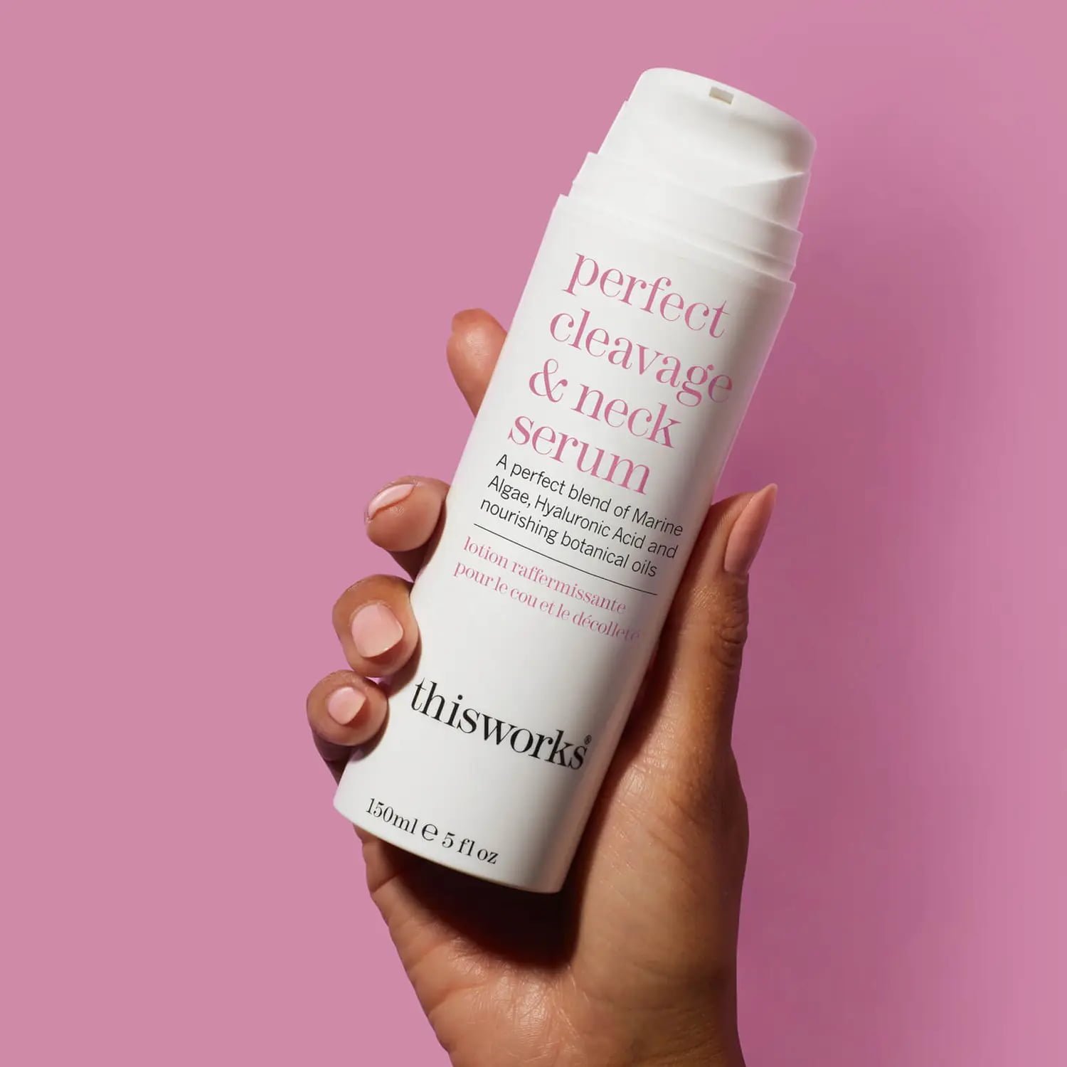 this works Perfect Cleavage and Neck Serum