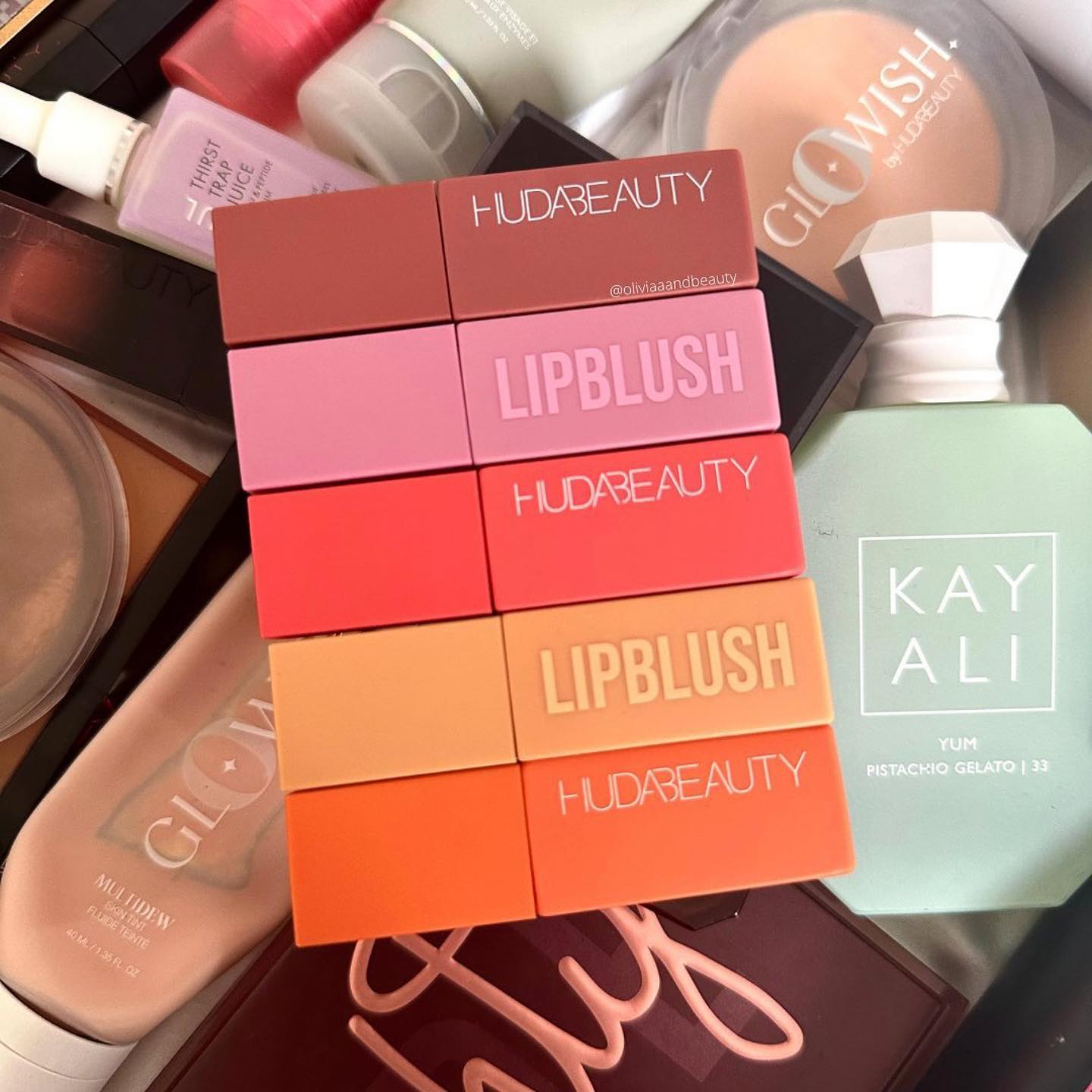 Huda Beauty Lip Blush, Lip & Cheek Stain