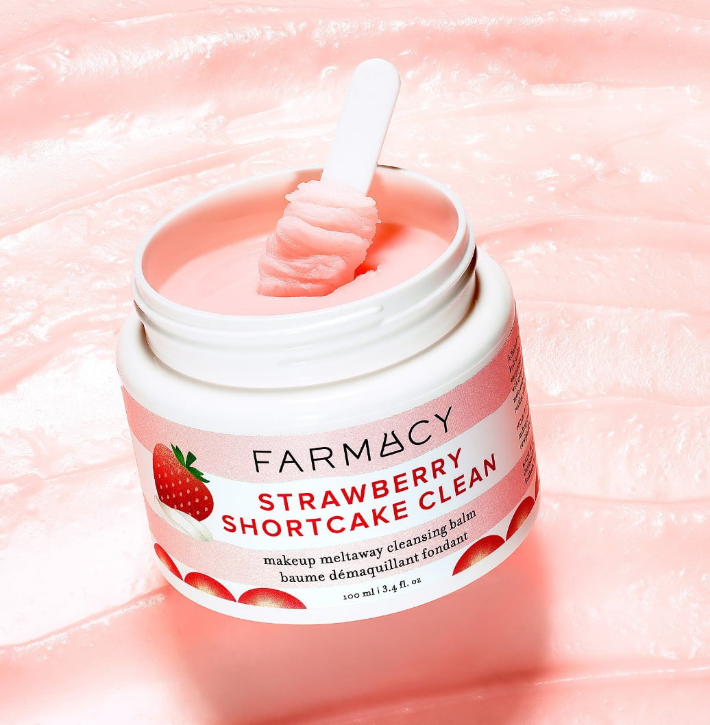 Farmacy Strawberry Shortcake Clean Makeup Meltaway Cleansing Balm