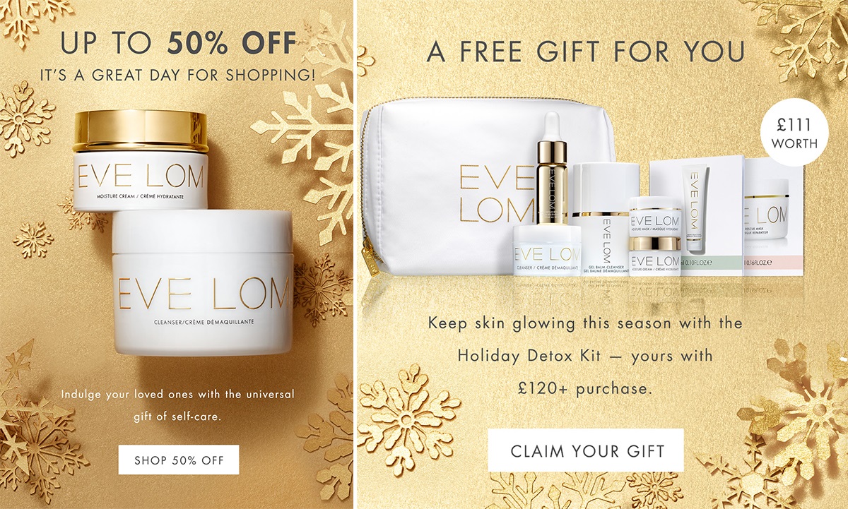 Up to 50% off Winter Sale at Eve Lom