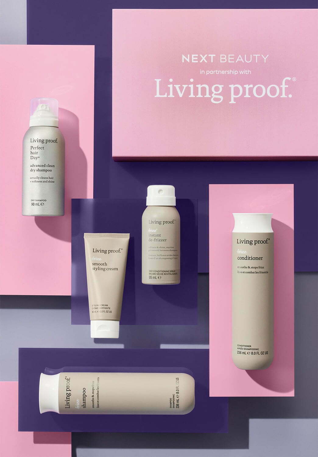 Next x Living Proof No Frizz Solus Box 2023 Next x Living Proof No Frizz Solus Box 2023