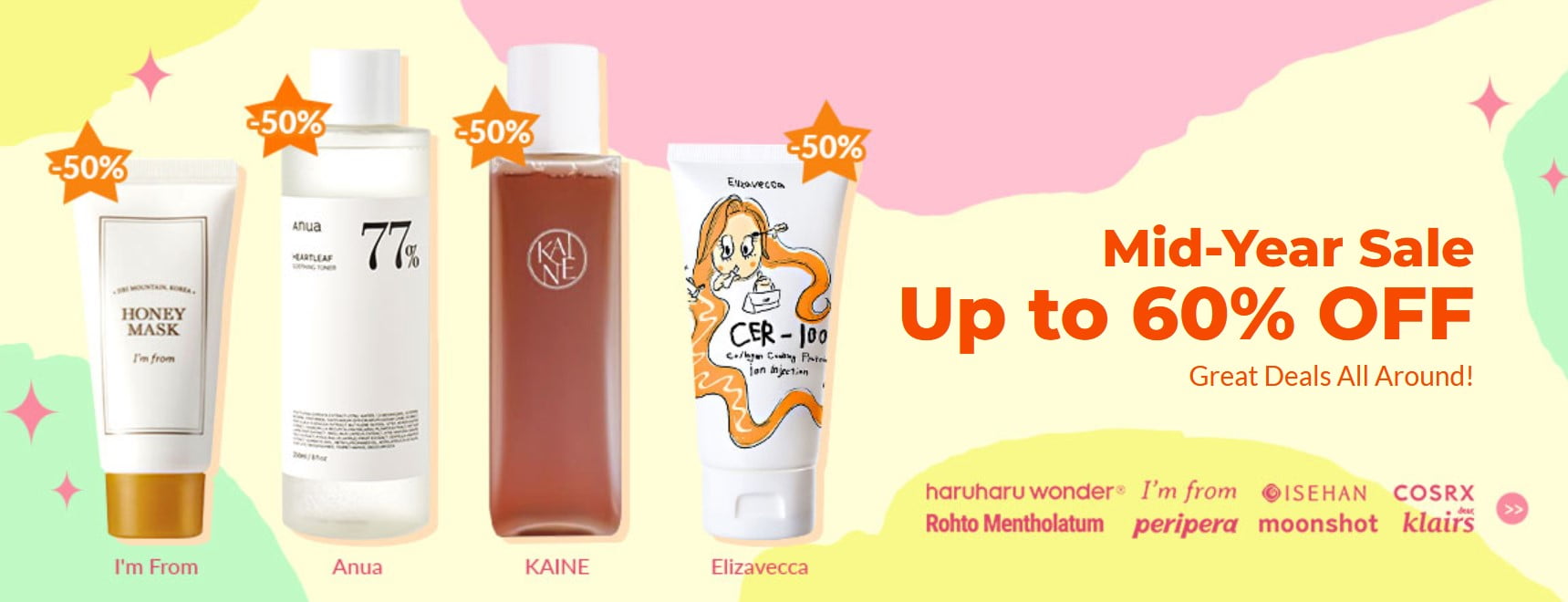 Up to 60% off sale at Yesstyle