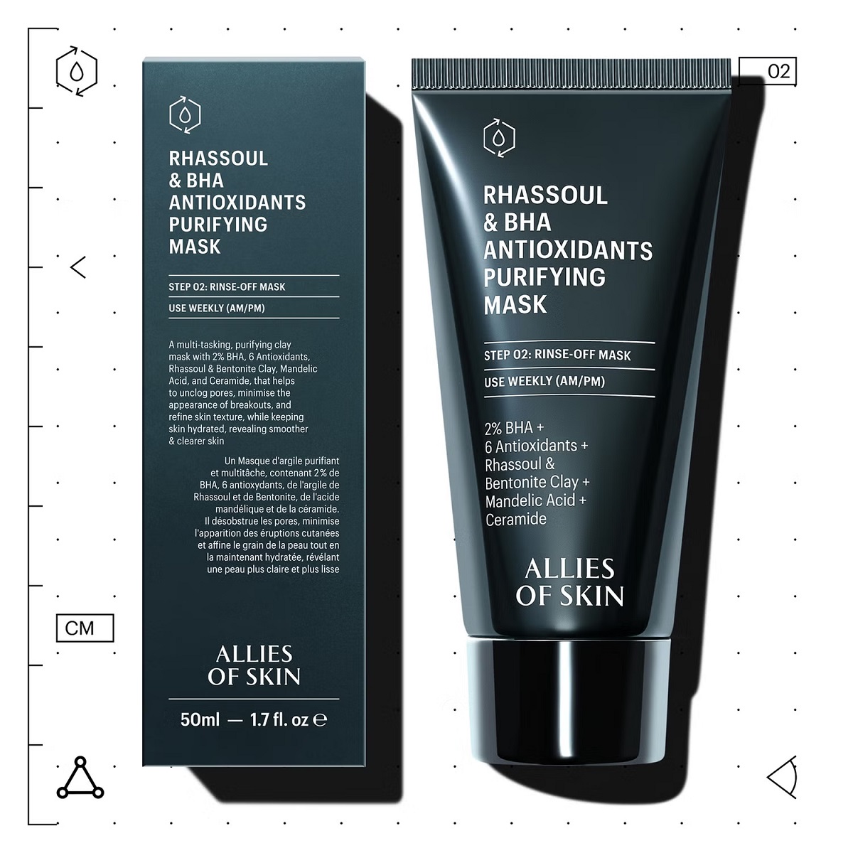Allies of Skin Rhassoul & BHA Antioxidants Purifying Mask