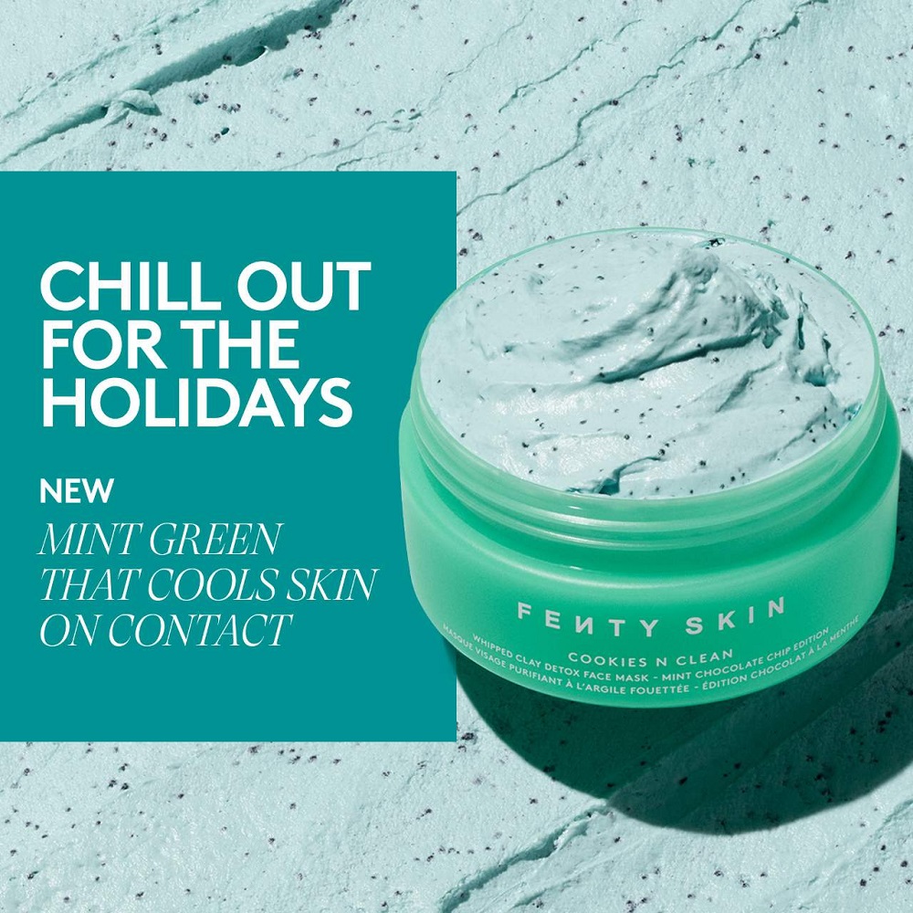 Fenty Skin Cookies N Clean Whipped Clay Pore Detox Face Mask - Mint Chocolate Chip Edition