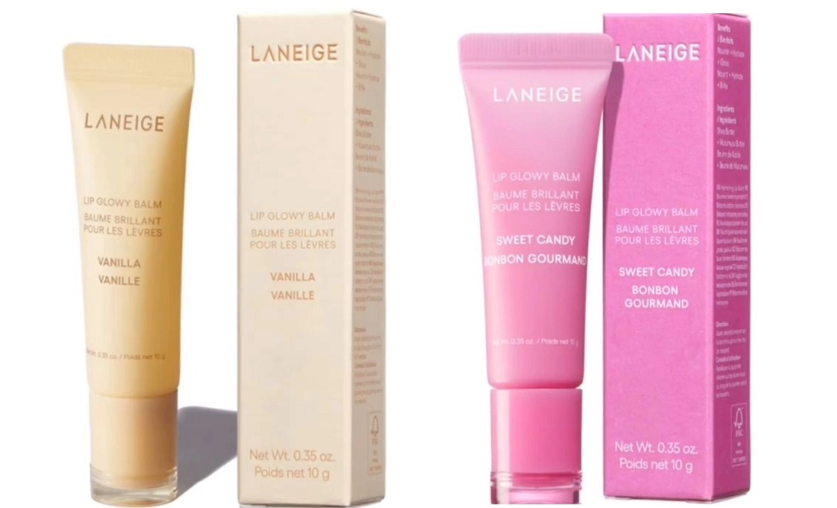 Laneige Lip Glowy Balm: Vanilla and Sweet Candy