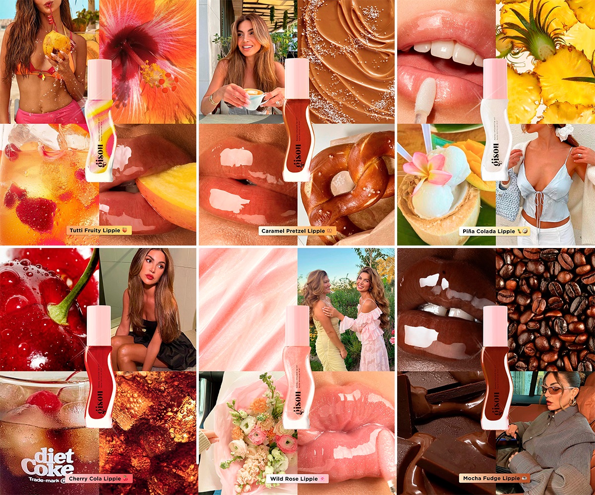 6 new shades of the Gisou Lip Oil