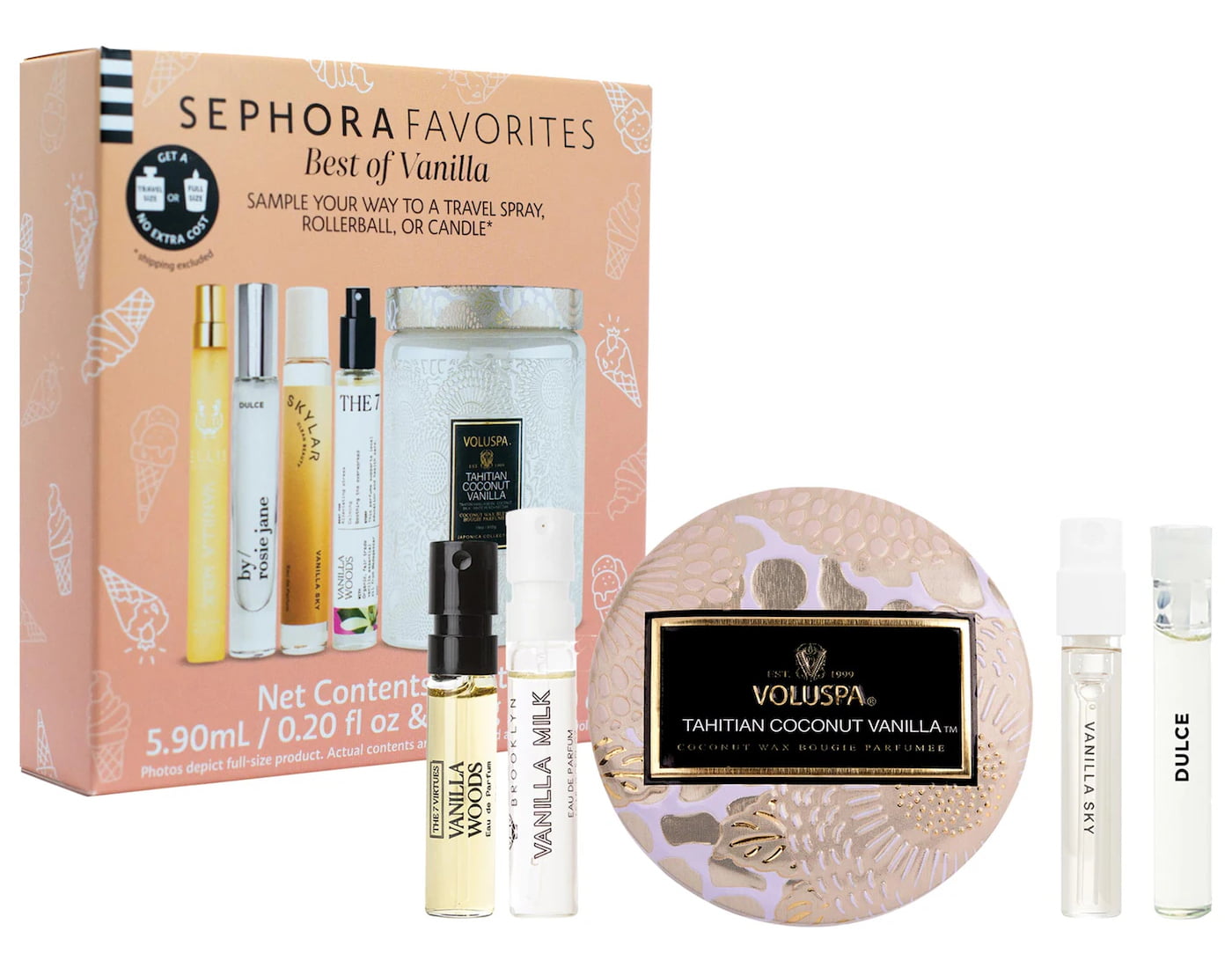 Sephora Vanilla Perfume Discovery Set 2023