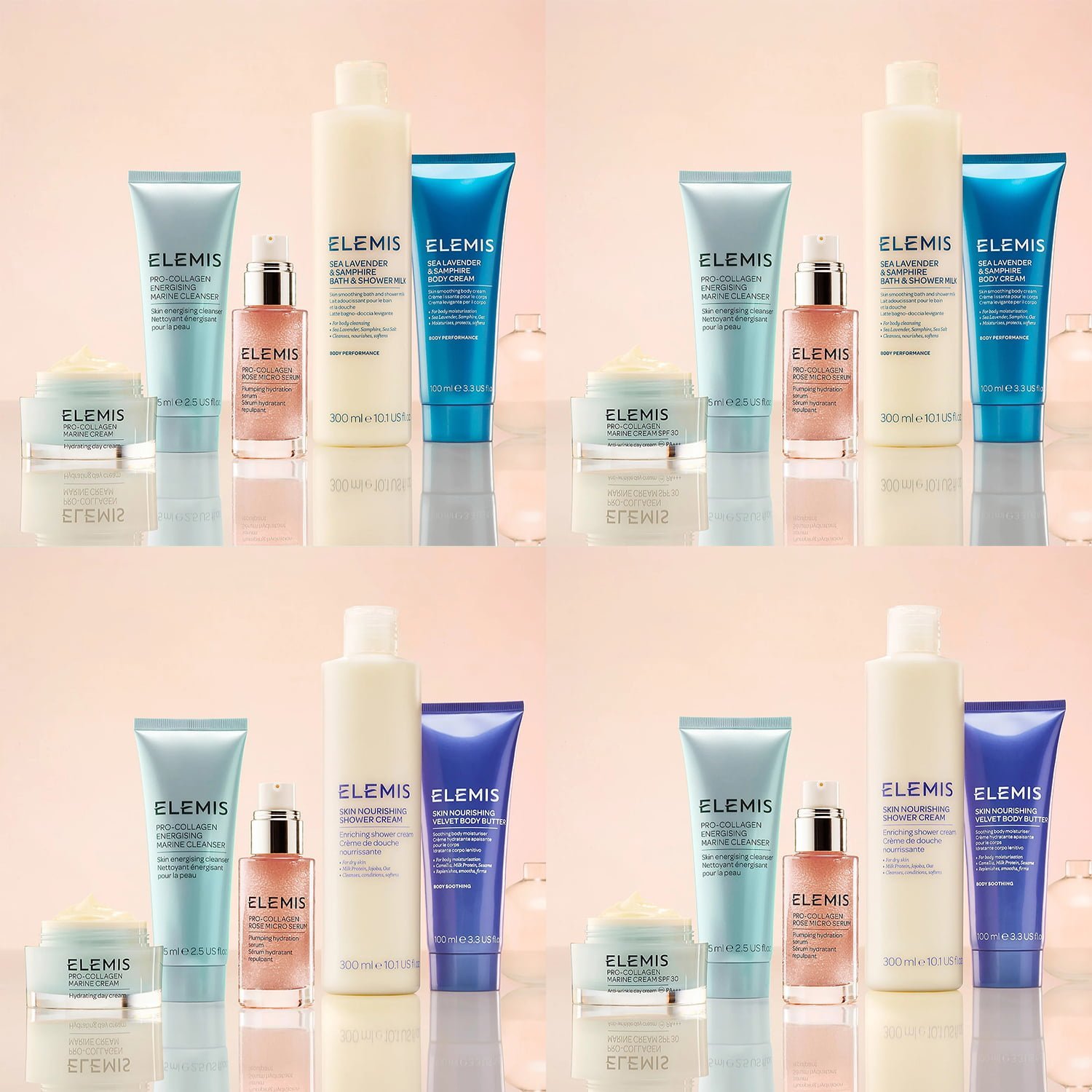 QVC Beauty x Elemis Pro-Collagen Plump&Hydrate Top to Toe Collection 2023