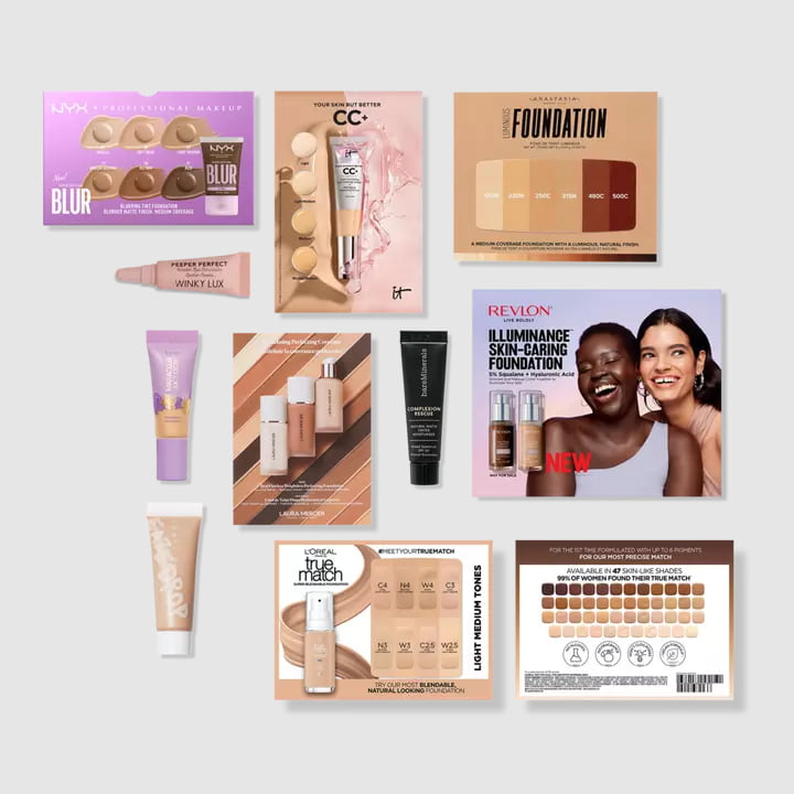 Free 10 Piece Light Complexion Sampler Free 10 Piece Light Complexion Sampler