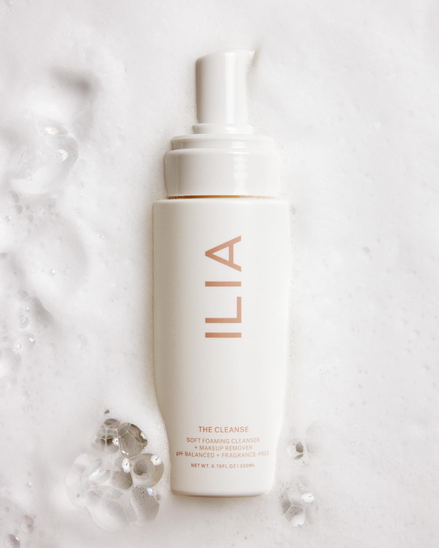 ILIA The Cleanse Soft Foaming Cleanser + Make Up Remover