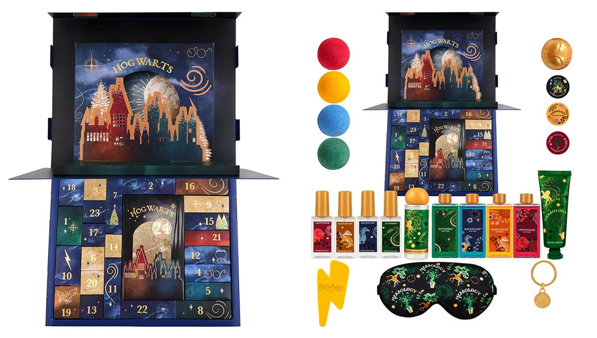 Harry Potter™ Hogwarts™ Advent Calendar 2023 open Harry Potter™ Hogwarts™ Advent Calendar 2023 open