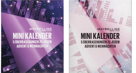 Maybelline Mini Advent Calendars 2023