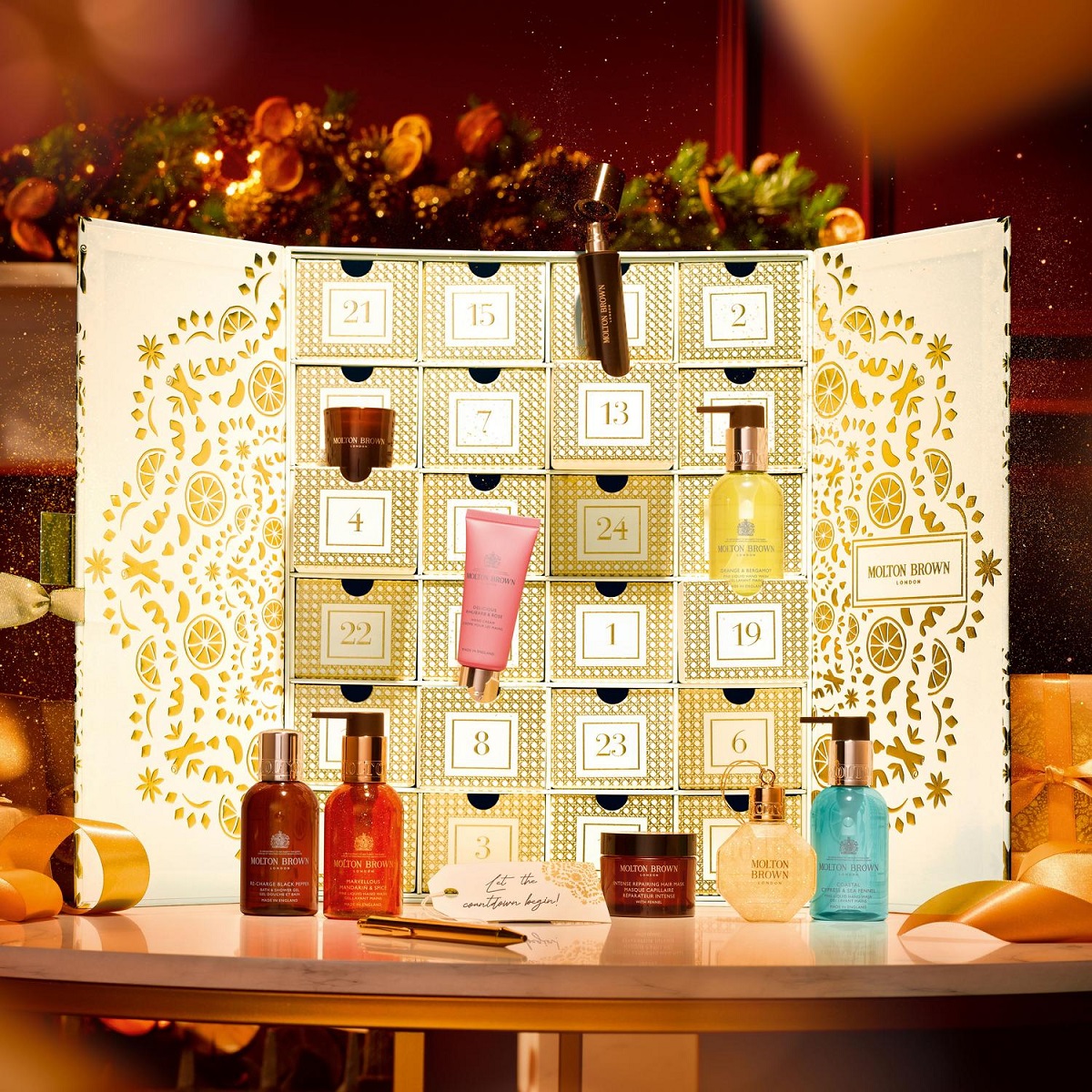 Molton Brown Advent Calendar 2023 Contents
