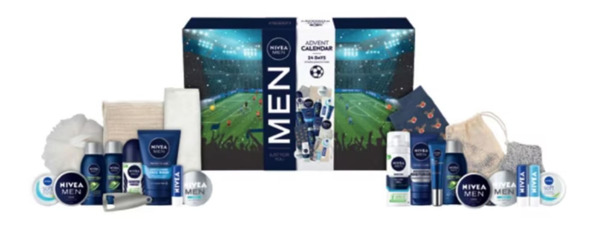 Nivea Men Advent Calendar 2023 open