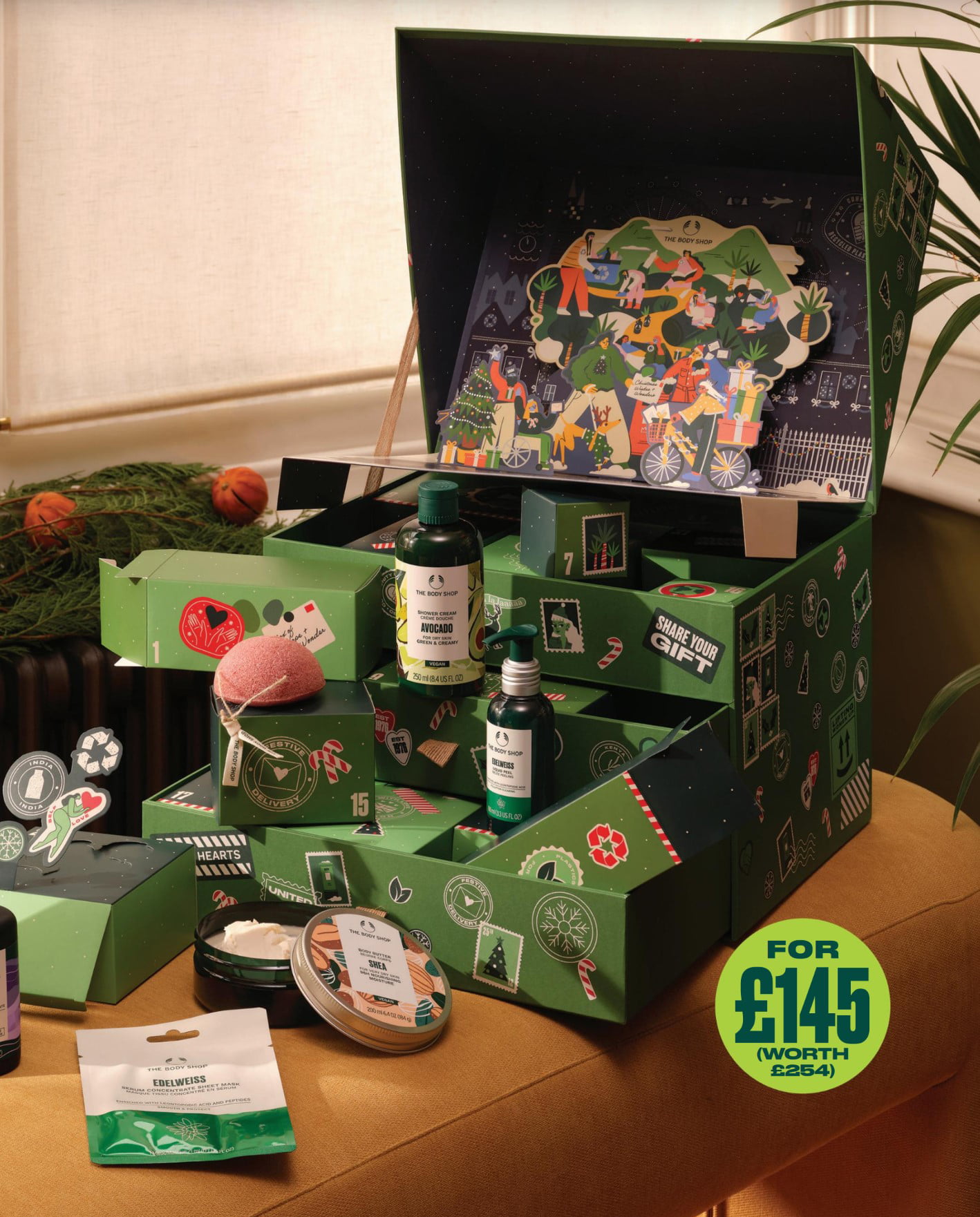 The Body Shop Advent Calendar of Wishes & Wonders 2023