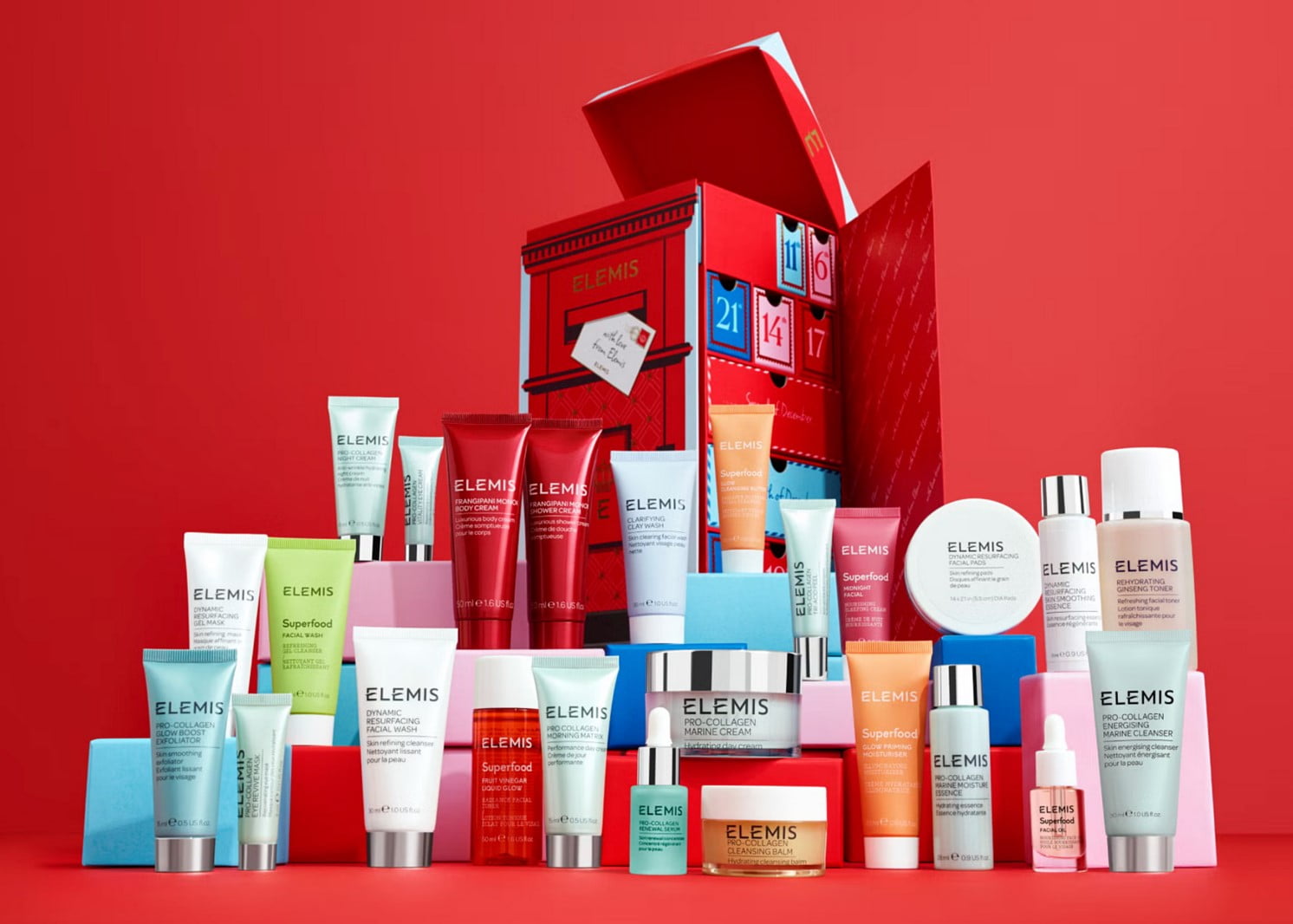 Elemis Advent Calendar 2023 contents