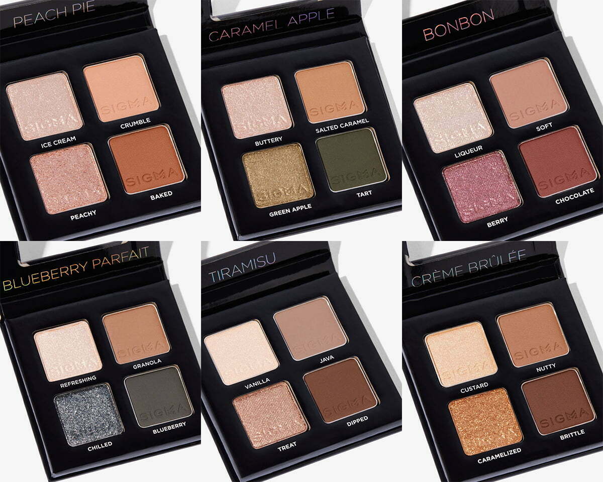 Sigma Beauty Eyeshadow Quads