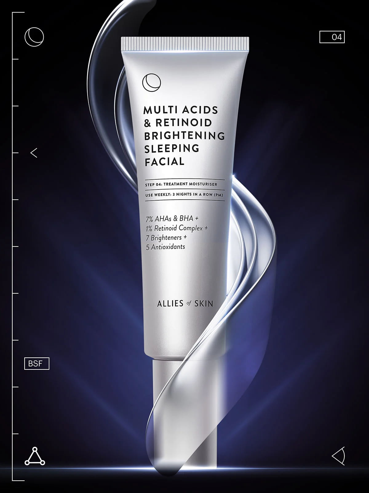Allies of Skin Multi Acids Retinoid Brightening Sleeping Facial