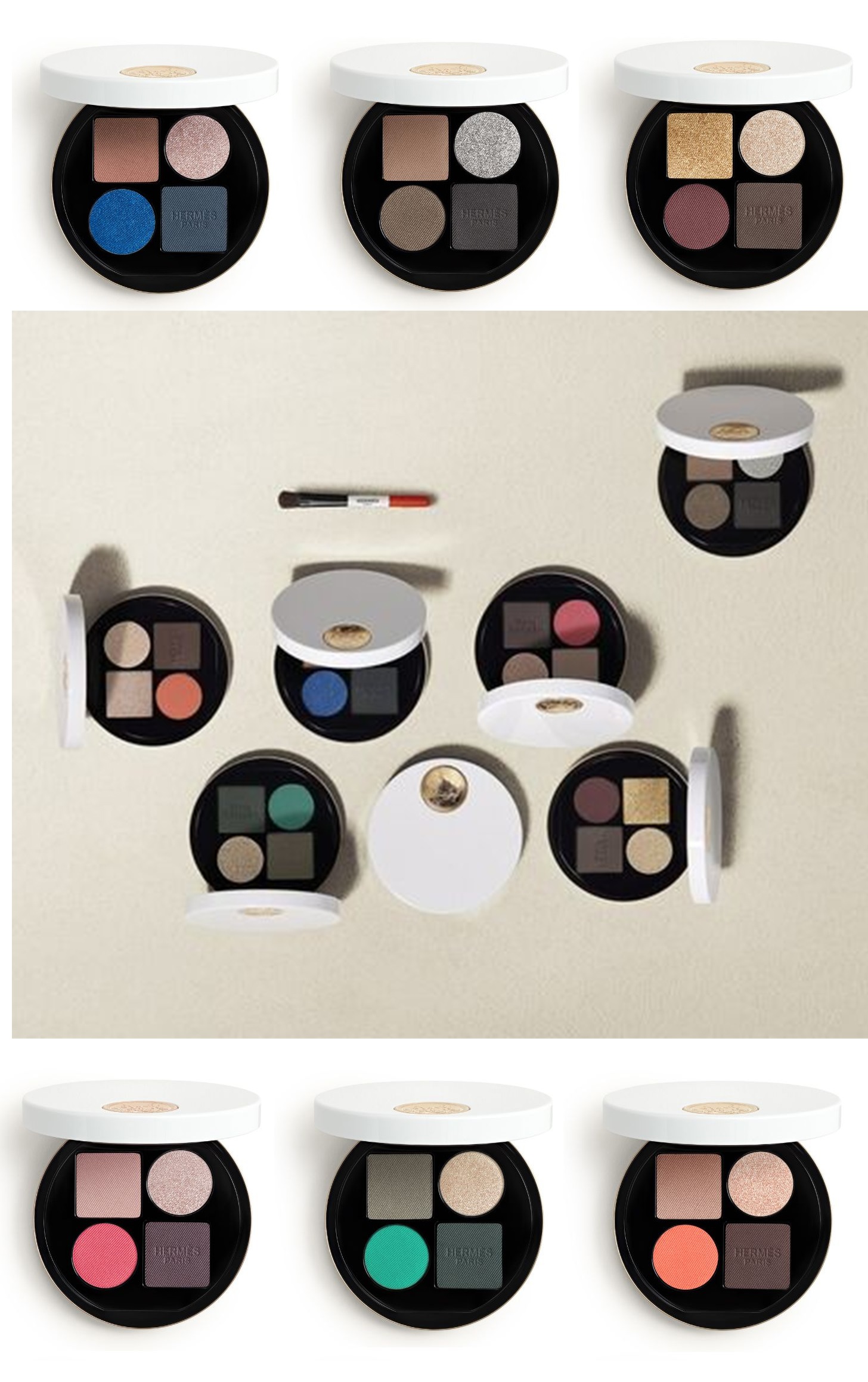 Hermes Beauty has announced their first-ever eyeshadow palettes