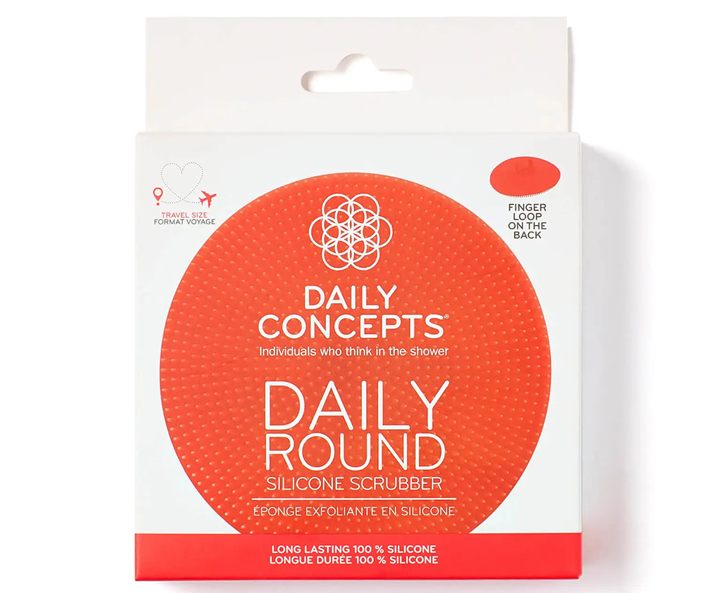 Daily Concepts Body Scrubber - Coral Daily Concepts Body Scrubber - Coral