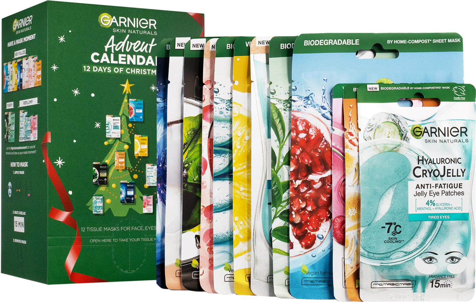 Garnier 12 Days of Christmask Advent Calendar 2023 Garnier 12 Days of Christmask Advent Calendar 2023