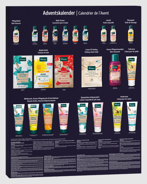 Kneipp Advent Calendar 2023 Contents